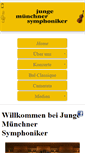 Mobile Screenshot of junge-muenchner-symphoniker.de