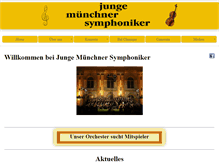 Tablet Screenshot of junge-muenchner-symphoniker.de